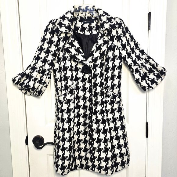 Houndstooth Coat - Size Small - Picture 2 of 9